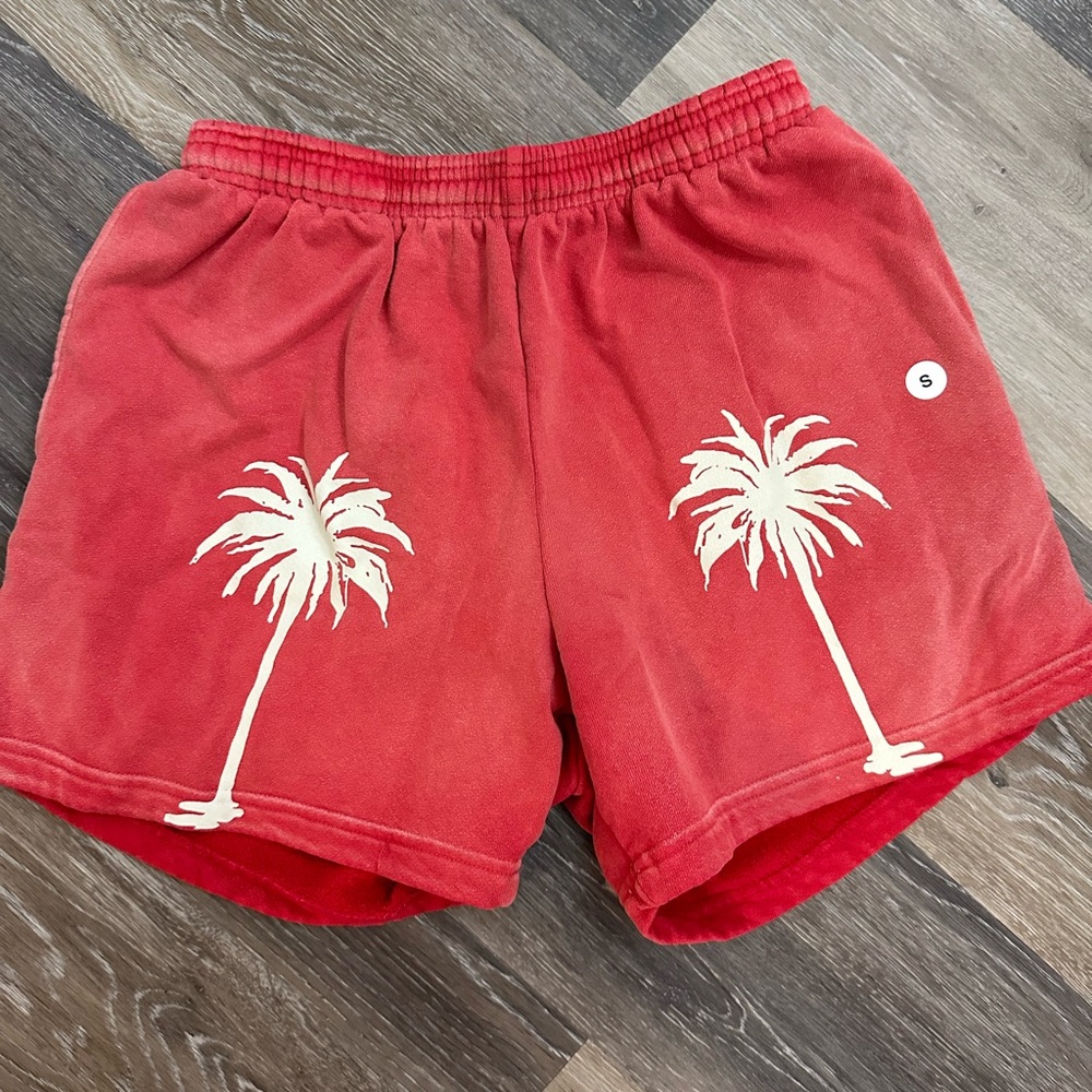NEW Madhappy palm tree sweatshorts in size S